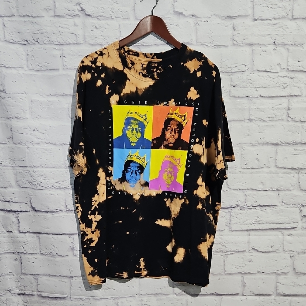 Biggie Smalls Reverse Tie Dye Tee